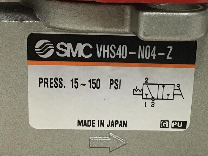 Used SMC Pneumatic Safety Valve Shutoff Lockout VHS40-N04-Z #112922