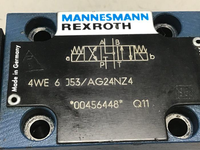 Used REXROTH Directional Control Valve 4WE6J53/AG24NZ4 #117146