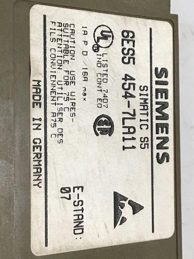 Used SIEMENS Digital Output 6ES5 454-7LA11 #134982