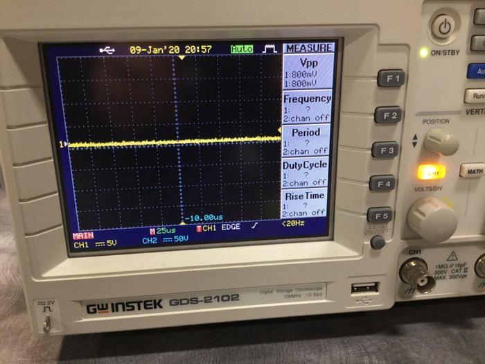 Used GW INSTEK Digital Storage Oscilloscope GDS-2102 #107324