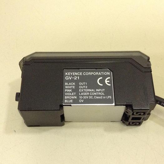 Used KEYENCE CORP CMOS Laser Sensor GV-21 #79784