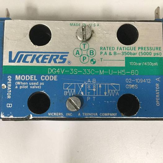 Used VICKERS Valve DG4V-3S-33C-M-U-H5-60 #90545
