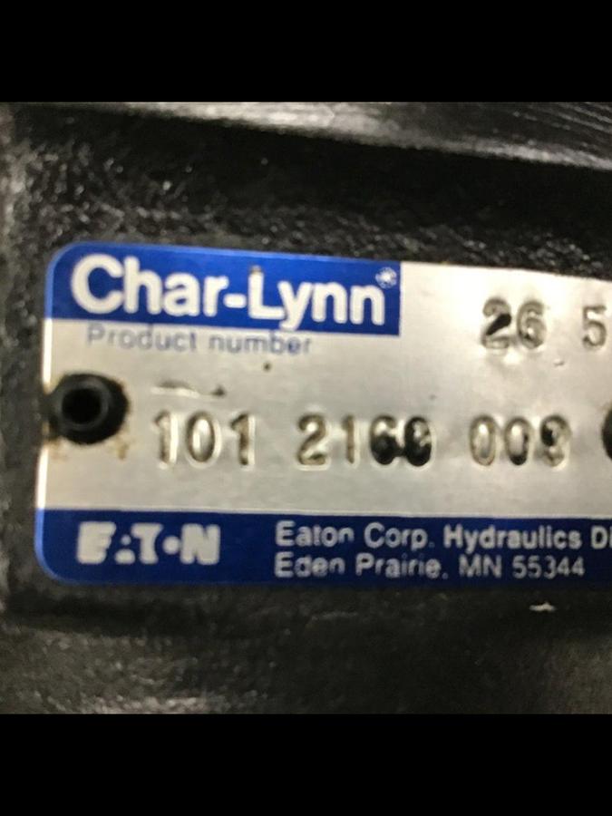 Used CHAR LYNN Die Height Hydraulic Motor 101 2169 009 Used