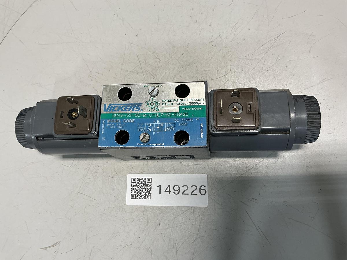 Used VICKERS DG4V-3S-6C-M-U-HL7-60-EN490