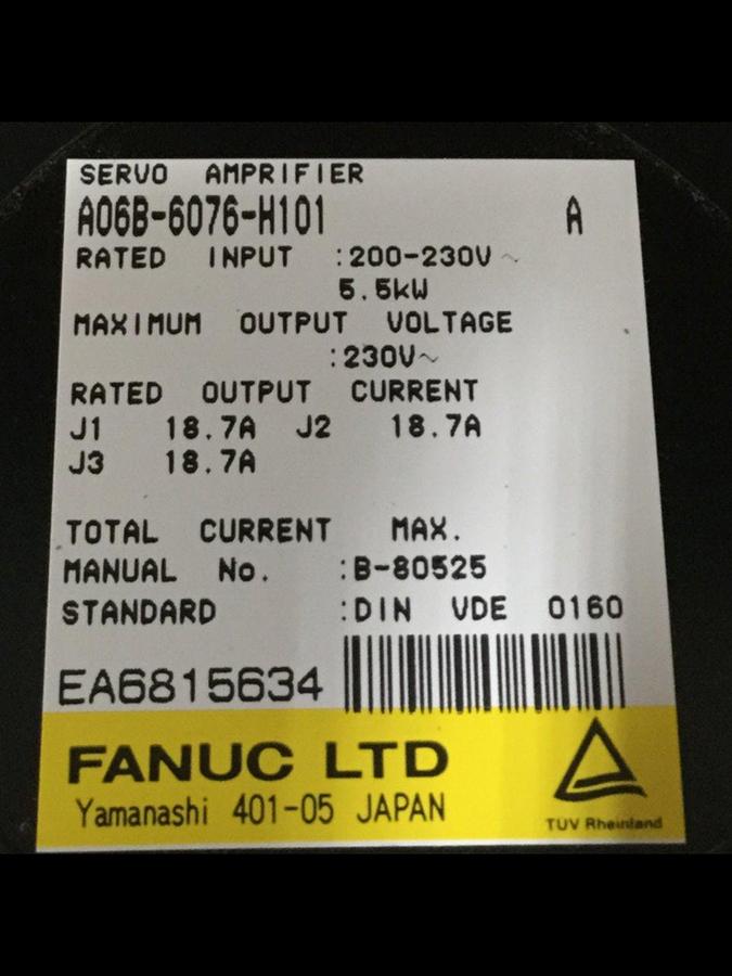 Used FANUC Servo Amplifier Board A20B-1006-0110/03A #108932
