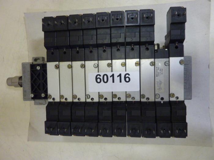Used FESTO Control Block w/ Valves AW-ME-1/8NPT #60117