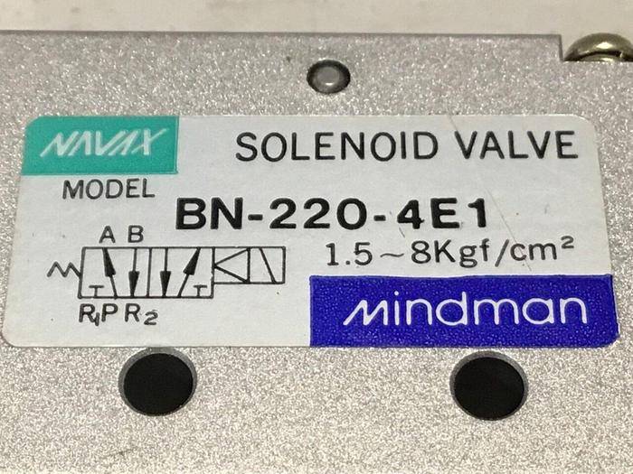Used MINDMAN Solenoid Valve BN-220-4E1 #128848