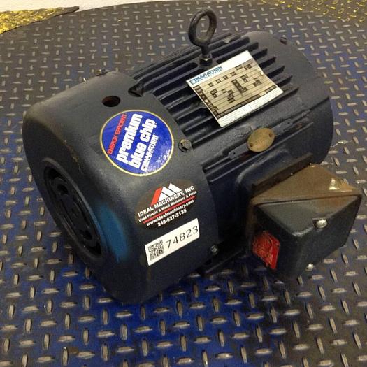 Used MARATHON ELECTRIC 5 / 3 HP Motor WF 184TTFS8801AT L #74823