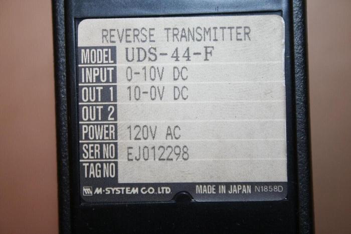 Used M SYSTEM TECH Reverse Transmitter UDS-44-F Used