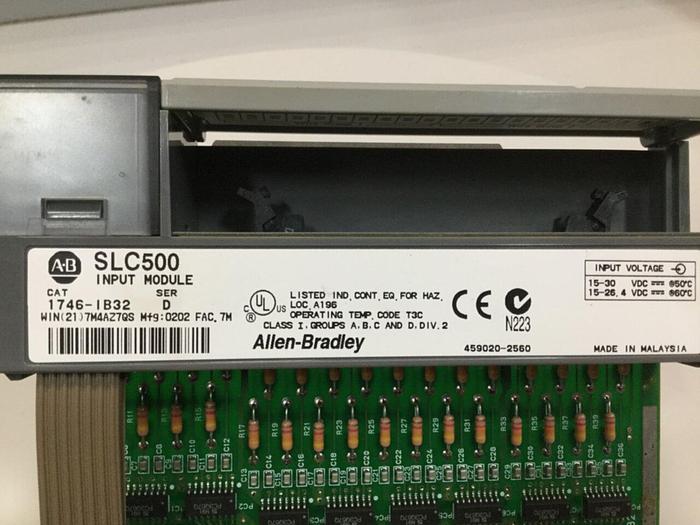 Used ALLEN BRADLEY Input Module 1746-IB32 #100915
