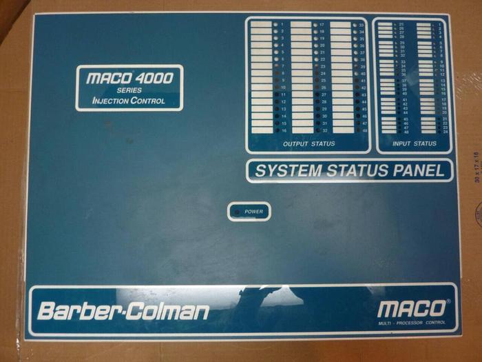 Used BARBER COLMAN Control Card Rack 40BA-211BC-C0A-A-00 #23902