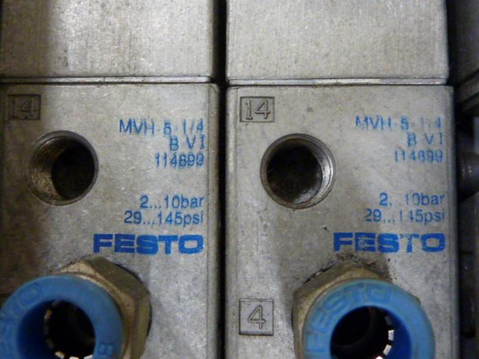 Used FESTO Control Block / Valve Terminal IFB8-02 #52825