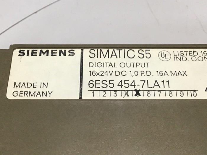 Used SIEMENS Digital Output 6ES5 454-7LA11 #113141