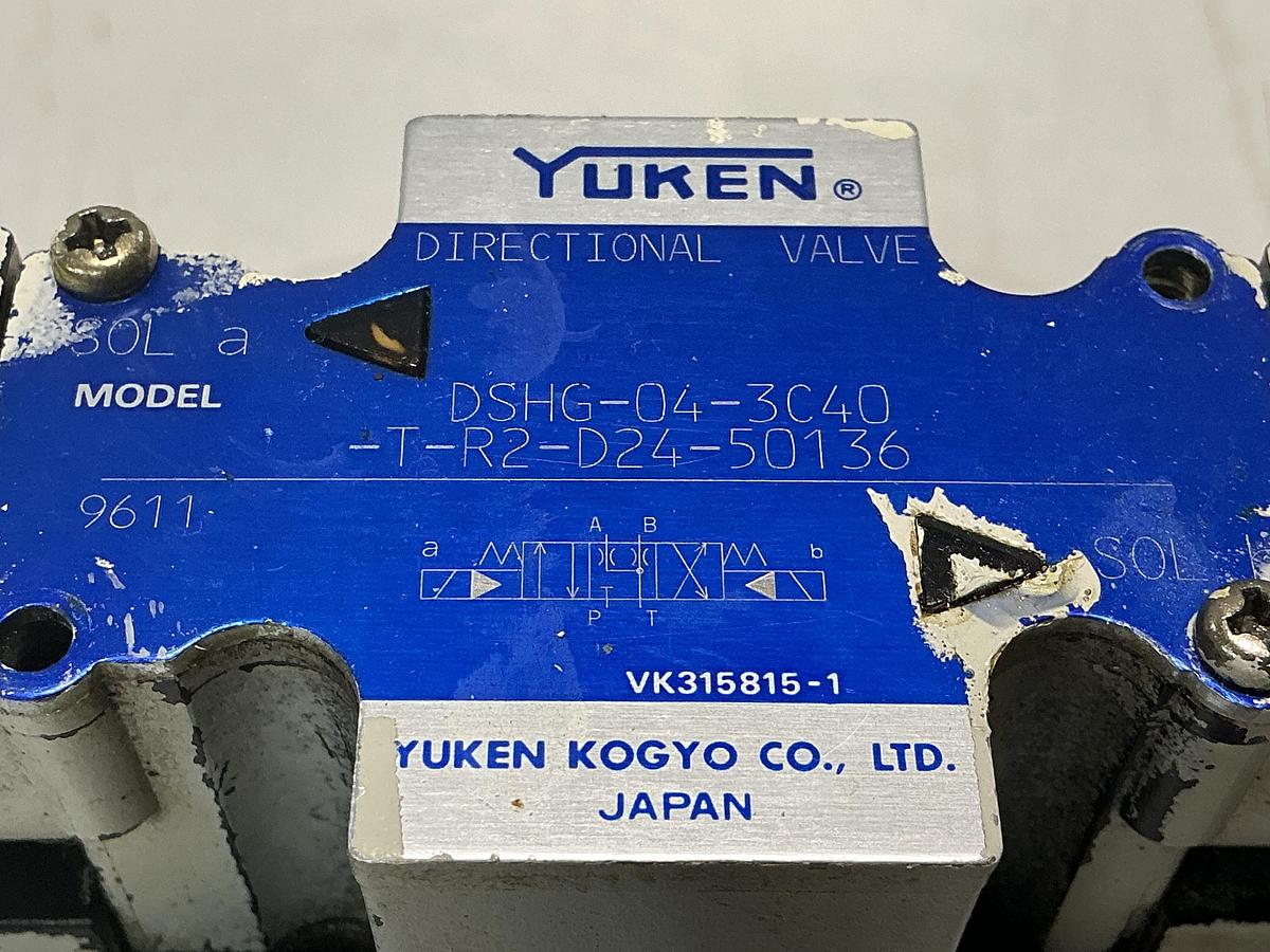 Used YUKEN DSHG-04-3C40-T-R2-D24-50136