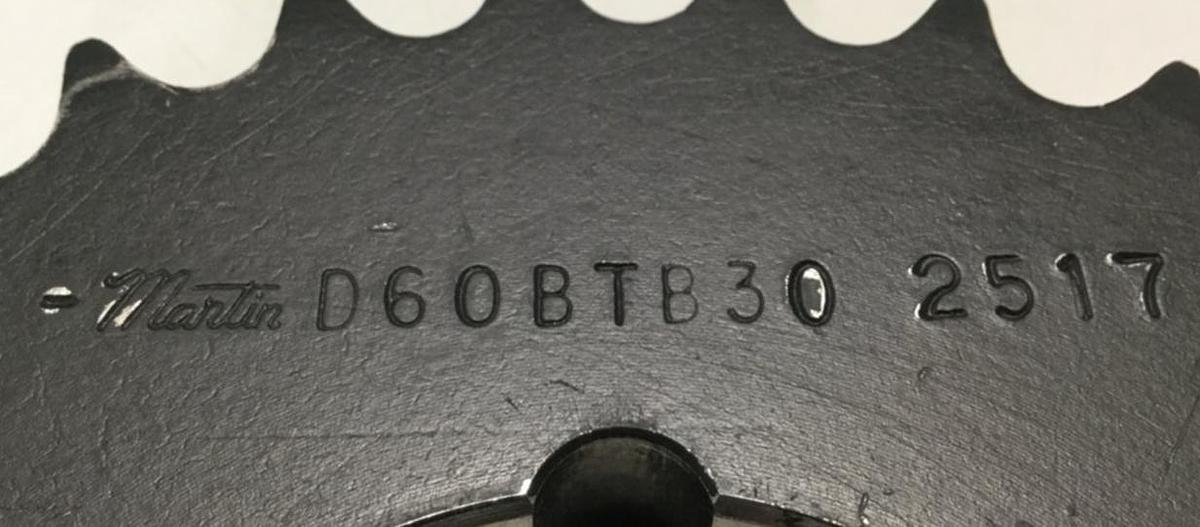 Used MARTIN Double Roller Sprocket D60BTB30 2517 USED