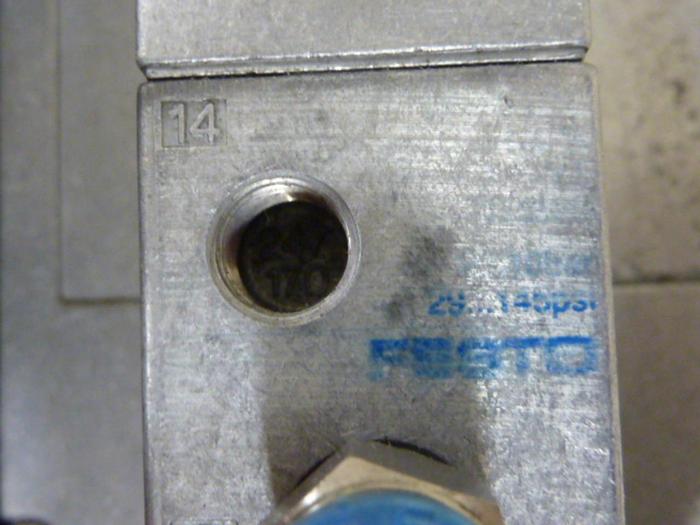 Used FESTO Control Block / Valve Terminal IFB8-02 #52811