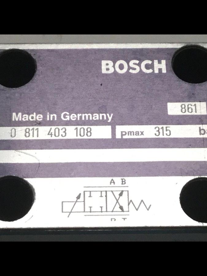 Used BOSCH Valve 0 811 403 108 #105610