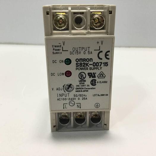 Used OMRON Power Supply S82K-00715 #96018