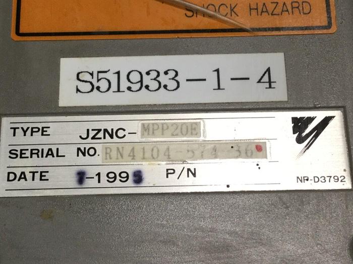 Used YASKAWA Motoman Teach Pendant JZNC-MPP20E Used