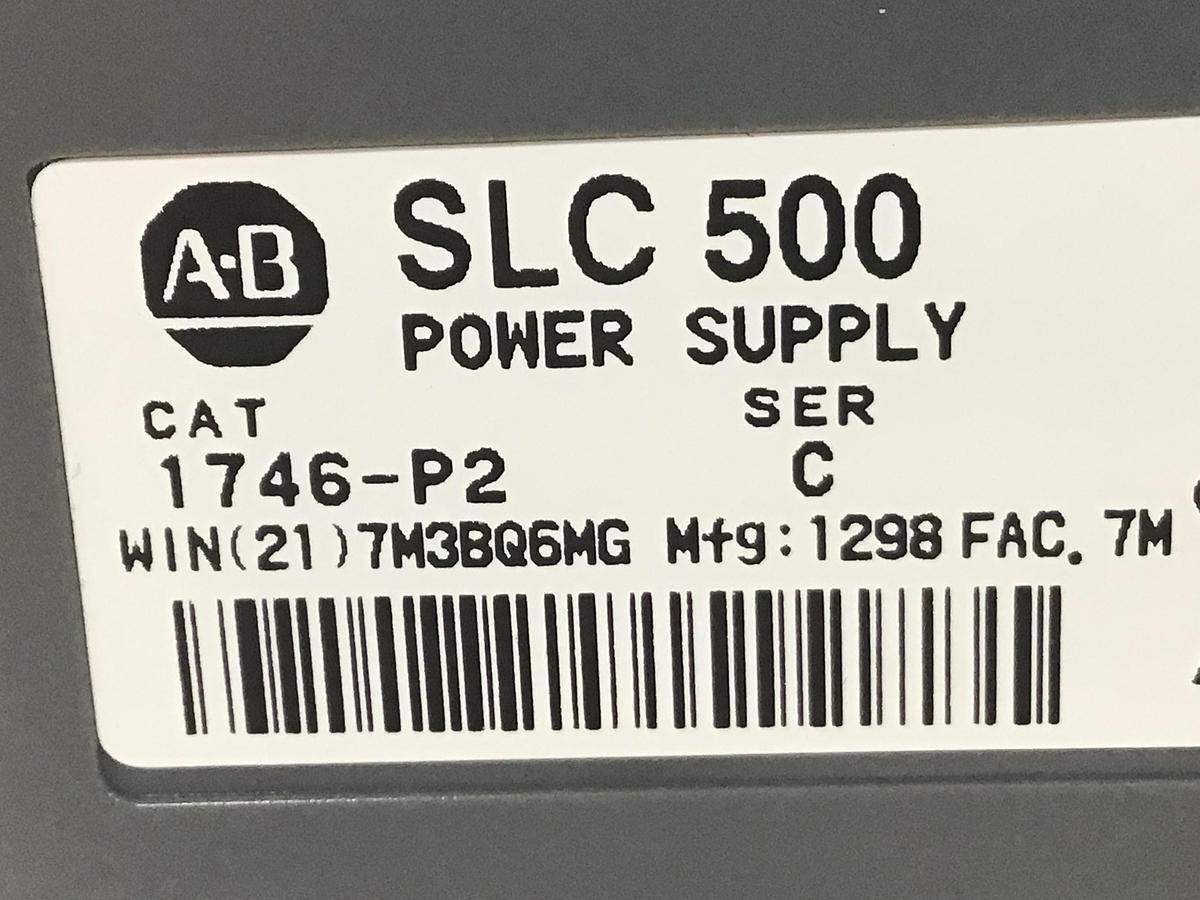 Used ALLEN BRADLEY 1746-P2 Ser C