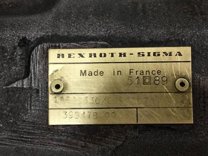 Used BRUENINGHAUS HYDROMATIK Hydraulic Pump AA4 VSO 125 SO 43 A 633 Used