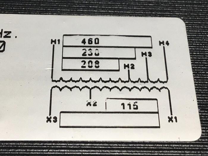 Used GENERAL SIGNAL .250 kVA Transformer T250TB #128309