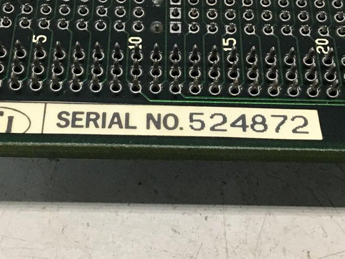 Used CTI Van Dorn Control Rack Board CTI 605 Z9449301B #116090
