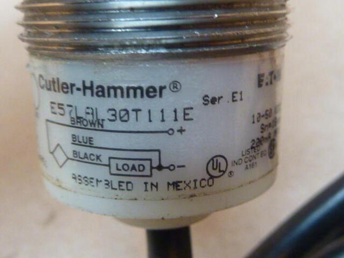 Used CUTLER HAMMER Proximity Switch E57LAL30T111E #37293