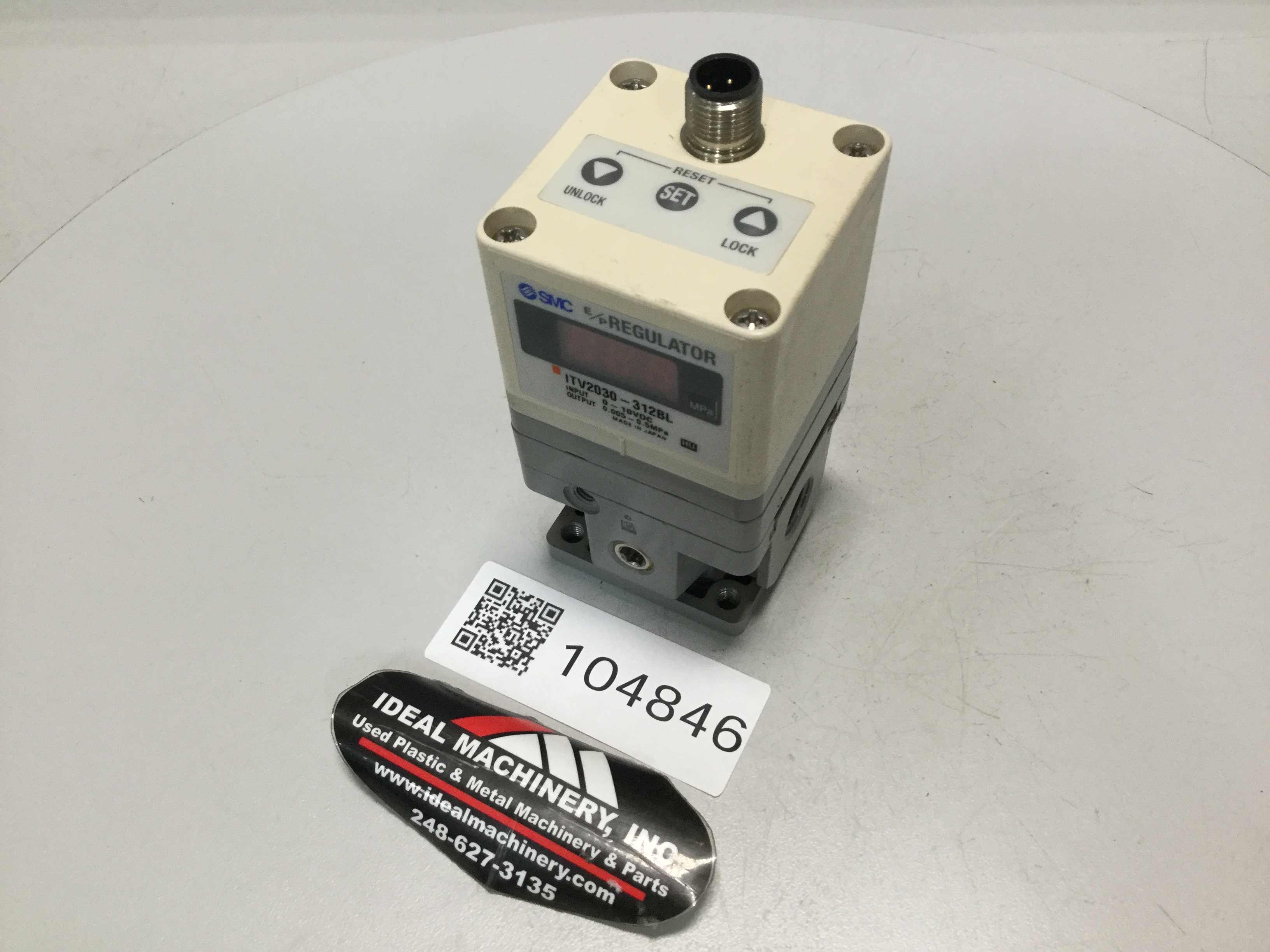 Used SMC Regulator ITV2030-312BL Used
