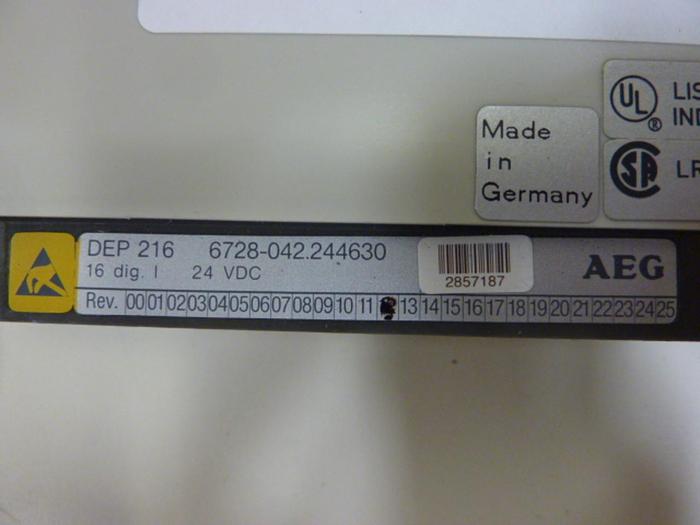 Used MODICON Input Module DEP 216 #47680