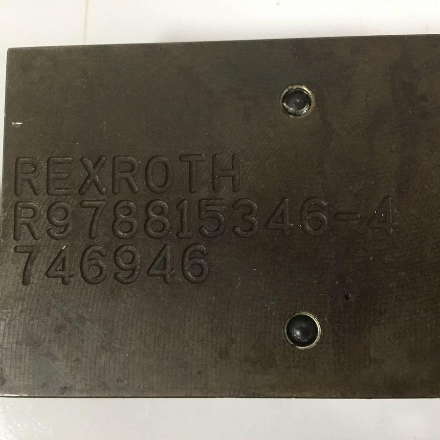 Used REXROTH Hydraulic Valve Manifold Sandwich Plate R978917495 USED