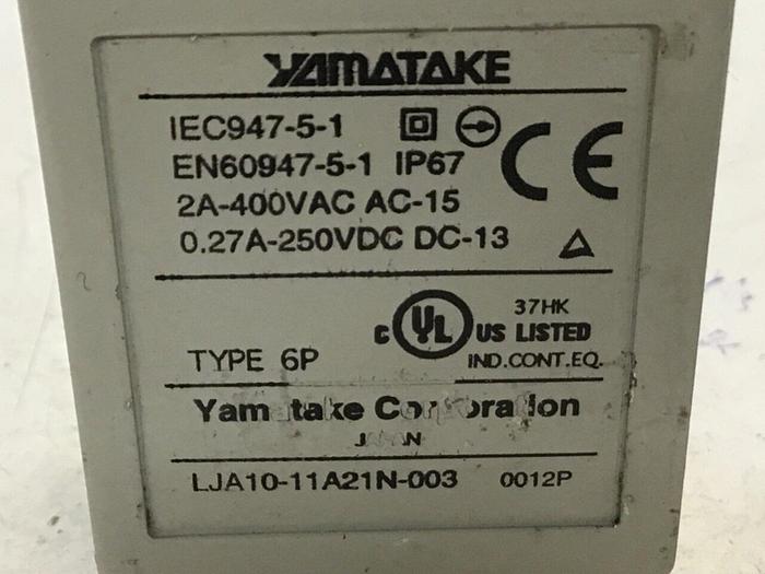 Used YAMATAKE Limit Switch LJA10-11A21N-003 #121748