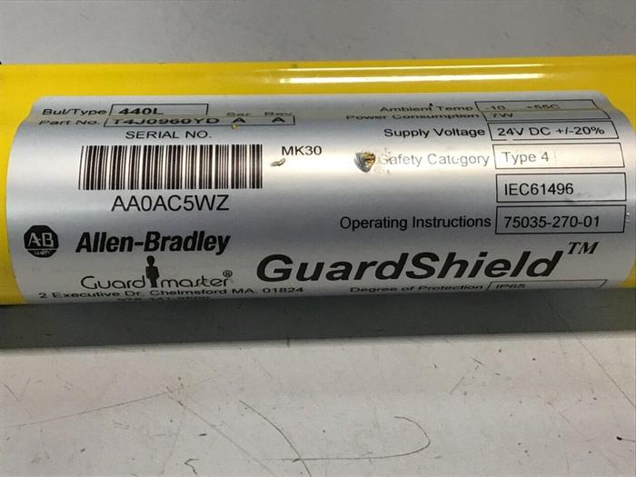 Used ALLEN BRADLEY Light Curtain T4J0960YD USED
