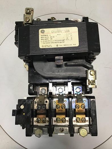 Used GENERAL ELECTRIC Size 4 Motor Starter CR306F0.LAA Used