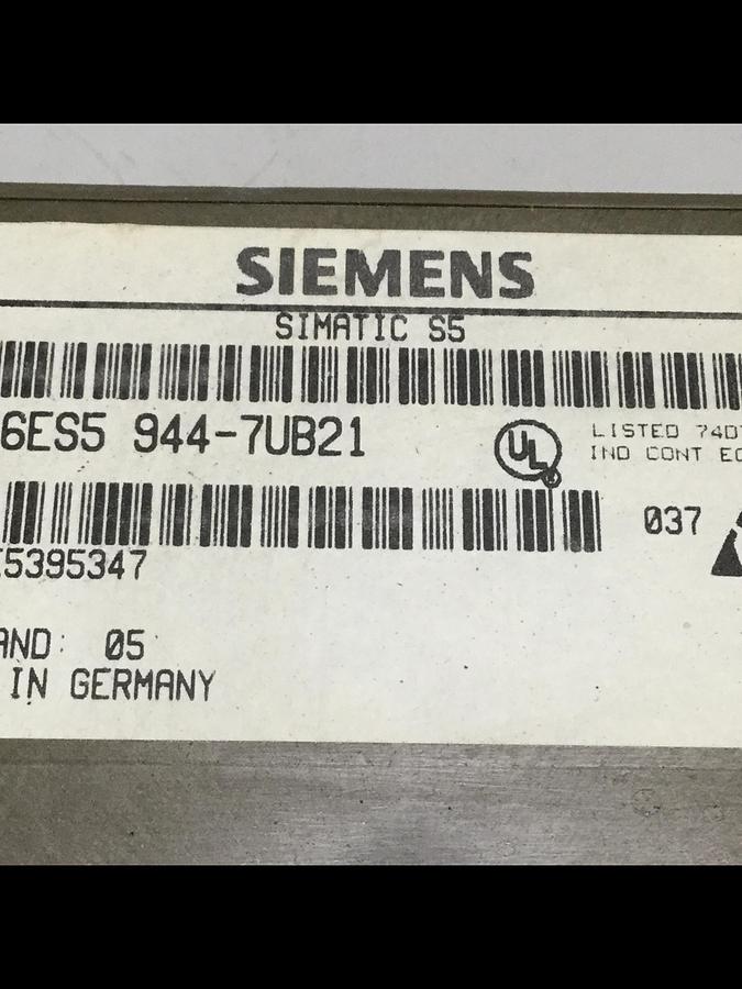 Used SIEMENS CPU Module 6ES5 944-7UB21 #107137