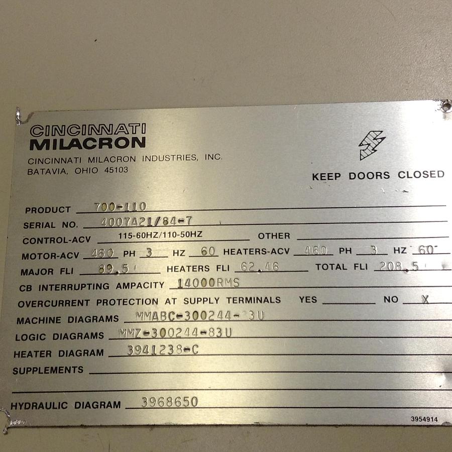 Used CINCINNATI MILACRON Logic Board 3-531-3948A USED