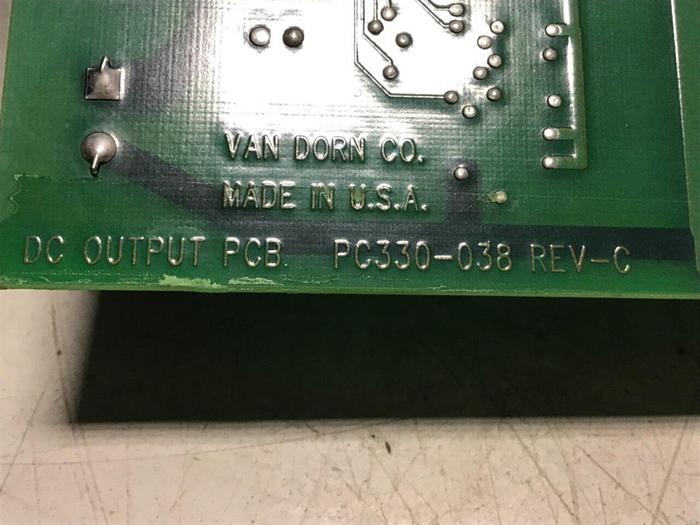 Used VAN DORN Pathfinder DC Output Board PC330-038 Used