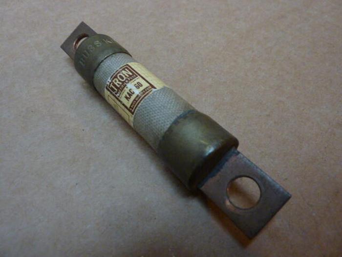 Used BUSSMANN 60 Amp Fuse KAC-60 #27453