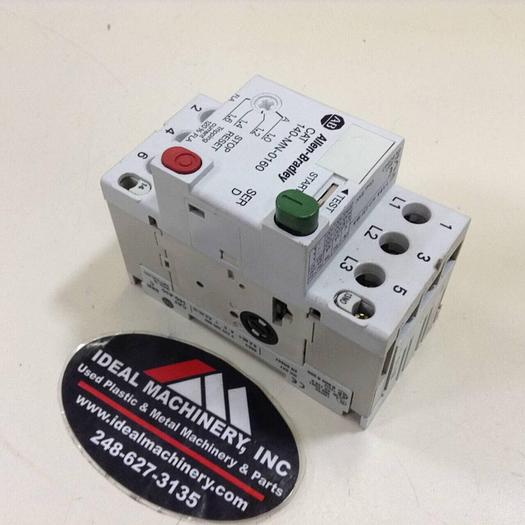 Used ALLEN BRADLEY Manual Motor Starter 140-MN-0160 SER D #75158