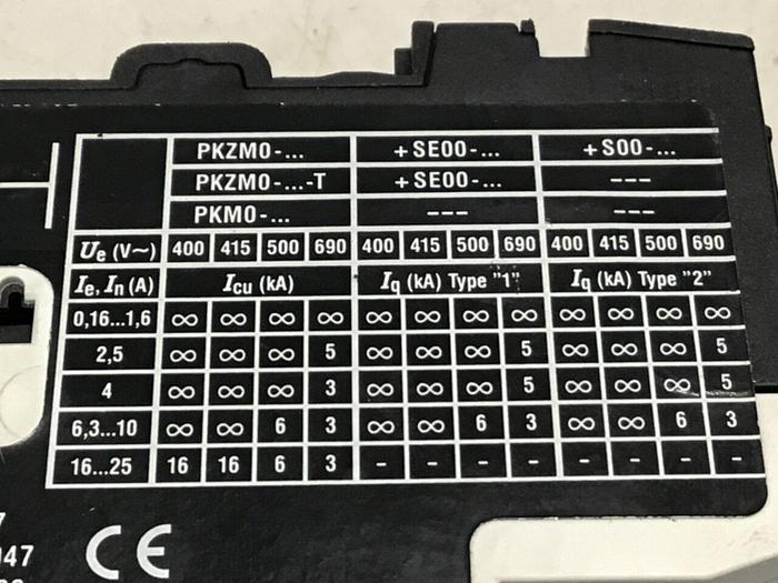 Used MOELLER Motor Protector Circuit Breaker PKZM0-10 #128854
