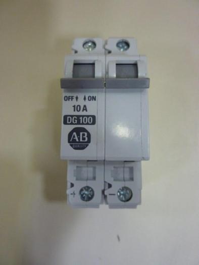Used ALLEN BRADLEY 10 Amp Circuit Breaker 1492-CB2/DG100 SER B #63775
