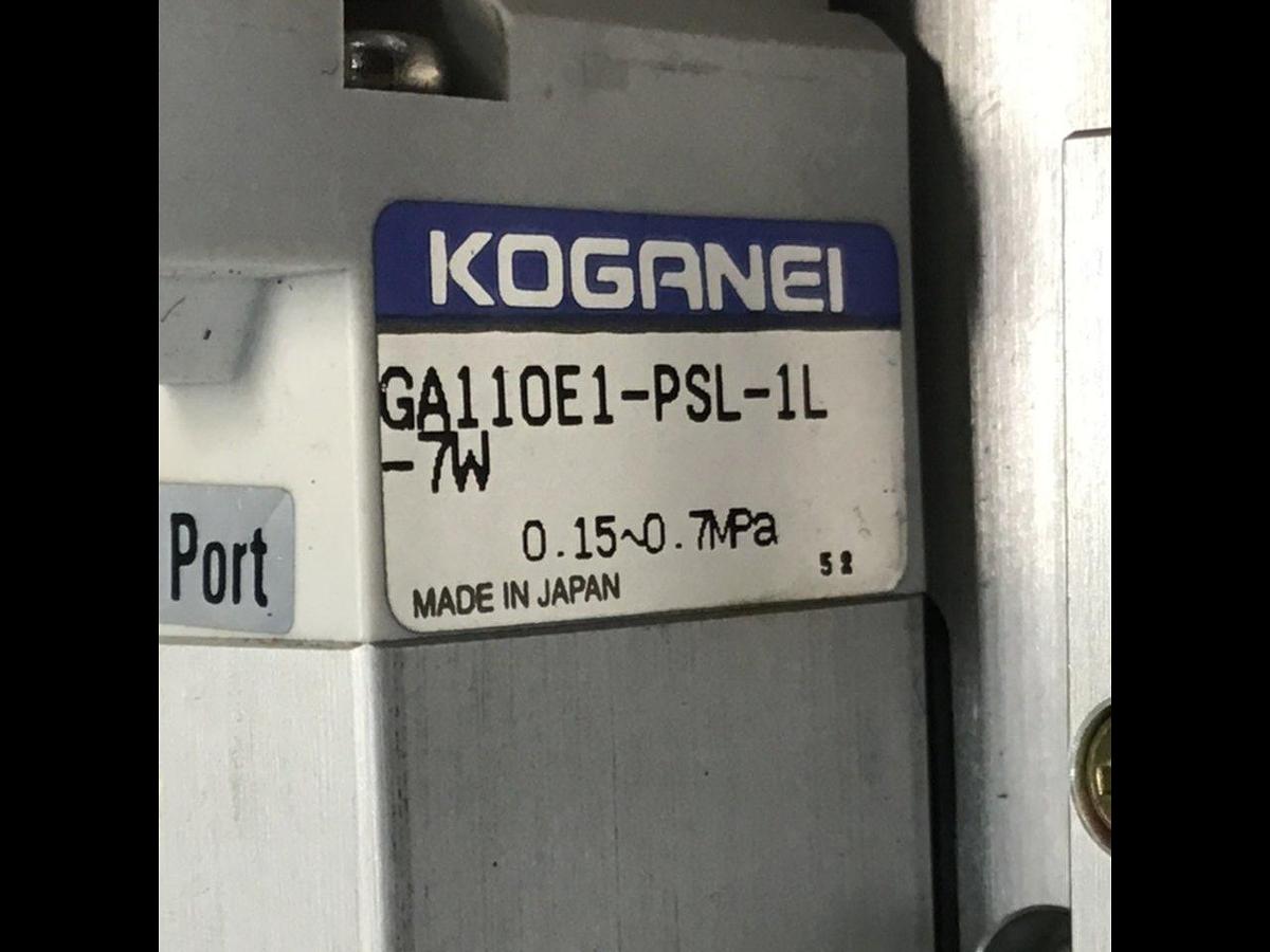 Used KOGANEI Manifold w/ Valves PBM7P-3W USED