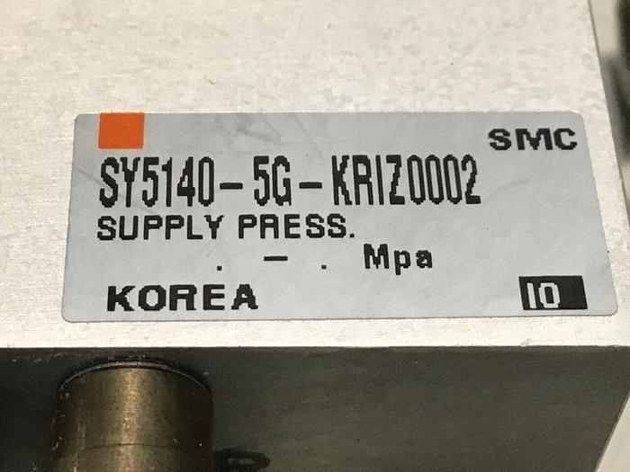 Used SMC Valve & Manifold SY5140-5G-KRIZ0002 #113665