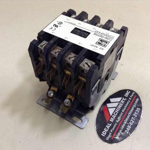 Used CUTLER HAMMER Contactor C25ENF440 #76190