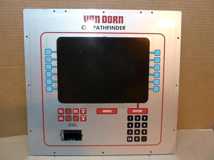 Used VAN DORN CRT Pathfinder Operator Keyboard PATHFINDER CRT-C #25642