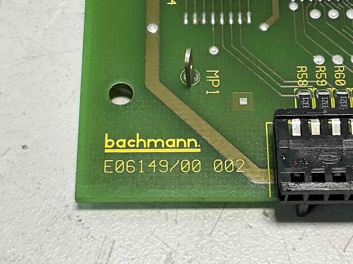Used BACHMANN E06149/00 002