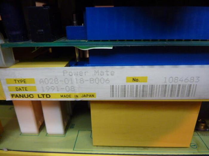 Used FANUC Powermate Amplifier A02B-0118-B006 Used