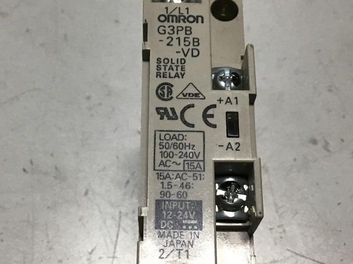 Used OMRON Solid State Relay G3PB-215B-VD #112264