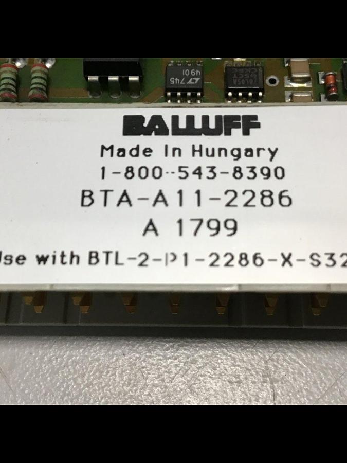 Used BALLUFF Circuit Board BTA-A11-2286 USED