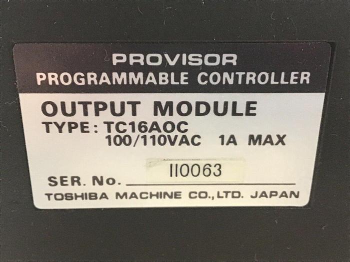 Used TOSHIBA Output Module TC16AOC #141254
